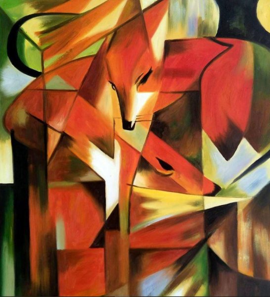 Франц Марк лисы