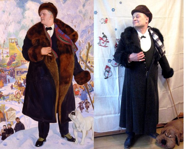 Кустодиев Борис Михайлович ф. и. Шаляпина (1922)).