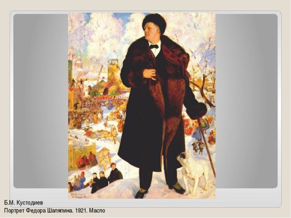 Борис Михайлович Кустодиев Шаляпин