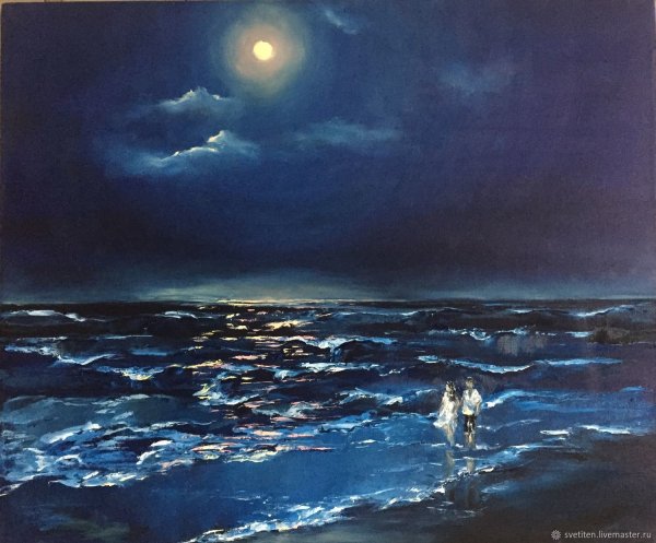 Куинджи Лунная ночь на море