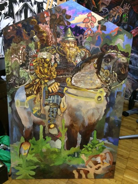 Врубель Илья Муромец картина