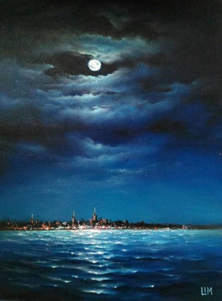 Иван Константинович Айвазовский Лунная ночь