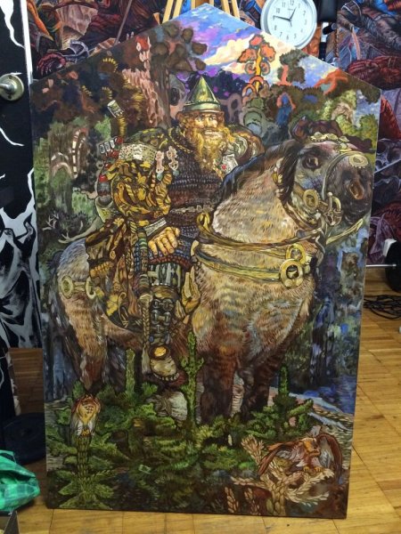 М Врубель богатырь