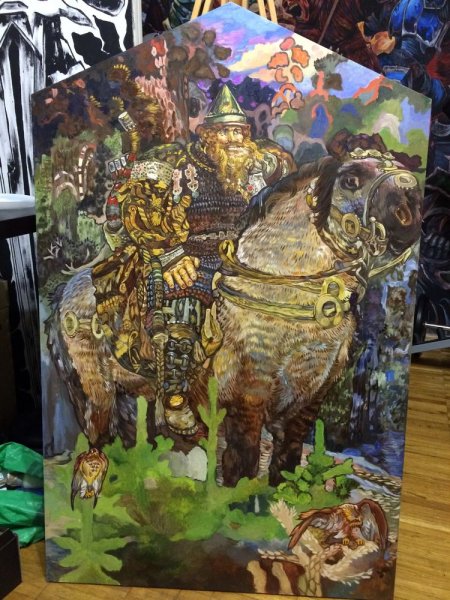 Врубель Михаил Александрович богатырь