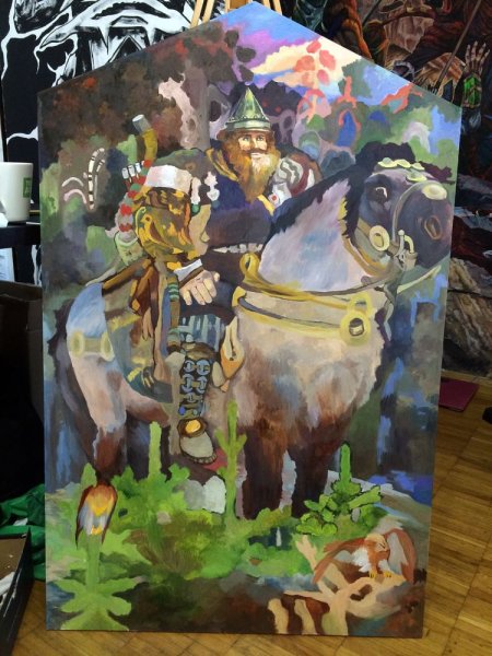 Врубель Илья Муромец картина