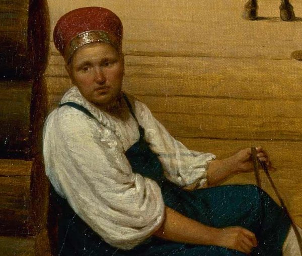 Венецианов гумно картина