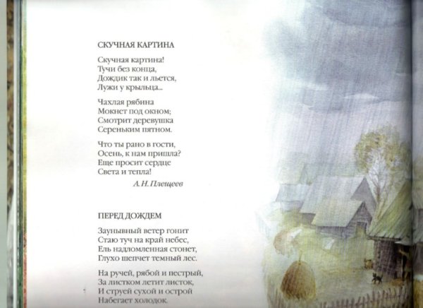 Плещеева скучная картина