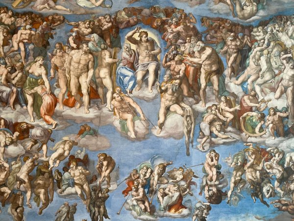 Микеланджело Буонарроти фреска страшный суд