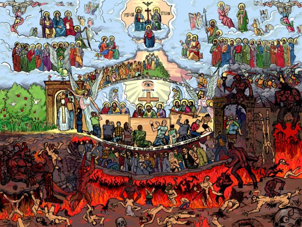 Икона страшный суд Божий второе пришествие