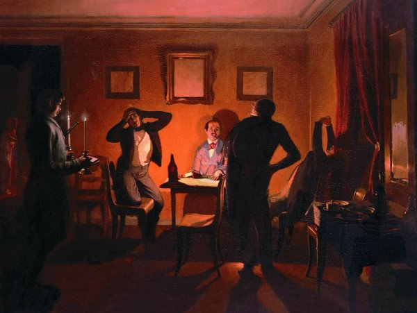 Павел Федотов картина игроки