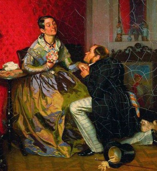 Павел Федотов завтрак аристократа 1849-1850