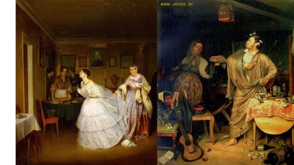 Павел Федотов вдовушка картина