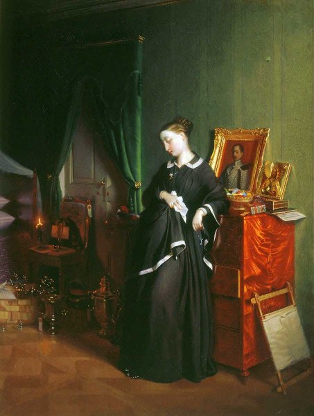 Павел Андреевич Федотов вдовушка