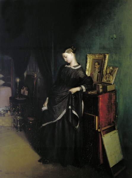 Павел Федотов свежий кавалер 1846