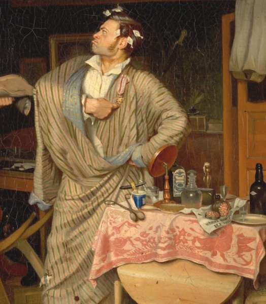 Павел Андреевич Федотов сватовство майора