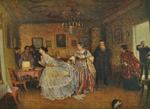 Павел Андреевич Федотов сватовство майора