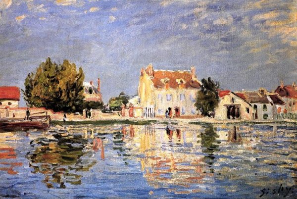 Альфред Сислей Saint mammes