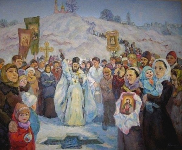 Крещение Богоявление Господне художник