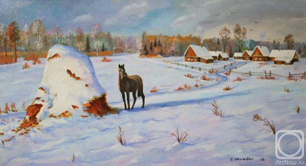 Мартовское утро живопись