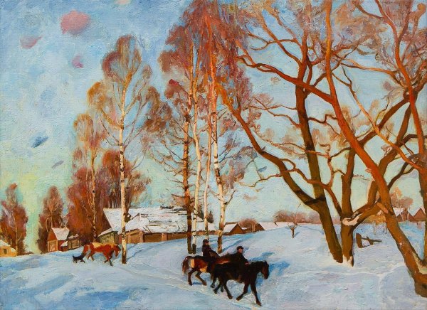 К. Ф. Юон «мартовское солнце» (1915)