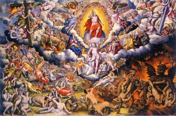 Микеланджело страшный суд