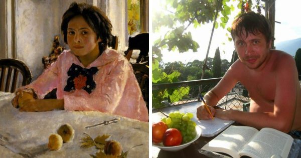 Девочка с персиками (портрет в. с. Мамонтовой). 1887