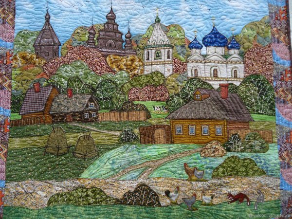 Лоскутные картины лоскутное шитье пэчворк Владимир Бунов