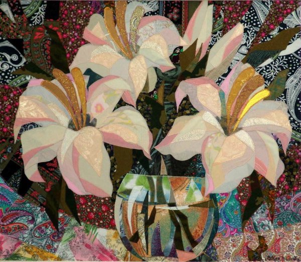 Лоскутные картины Карен Экмайер