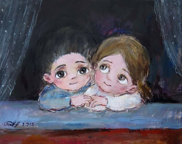 Грузинская художница Нино Чакветадзе зима