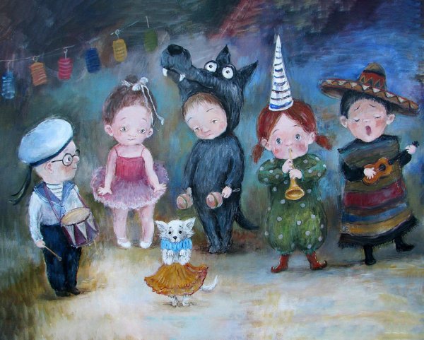 Грузинская художница Нино Чакветадзе картины