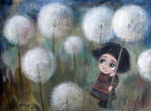 Ангелы грузинской художницы Нино Чакветадзе