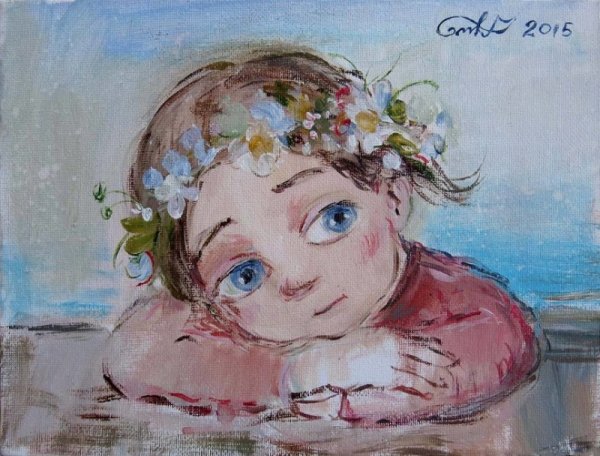 Художница Нино Чавчавадзе