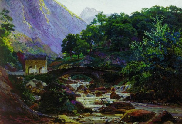 Николай Николаевич ге мраморная Пильня в Карраре