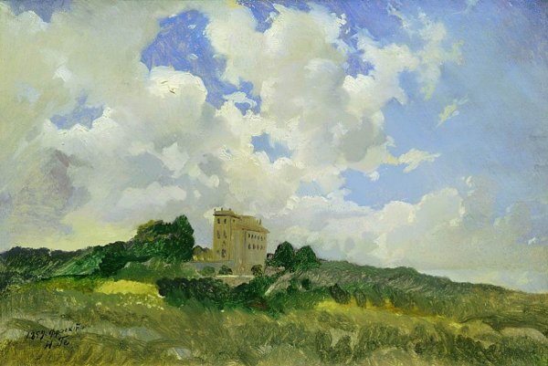 Николай Николаевич ге облака Фраскати