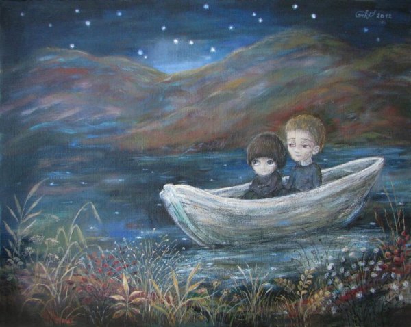 Грузинская художница Нино Чакветадзе зима