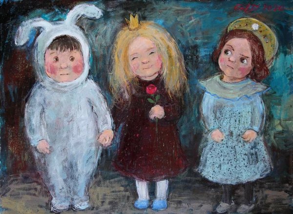 Грузинская художница Нино Чакветадзе зима