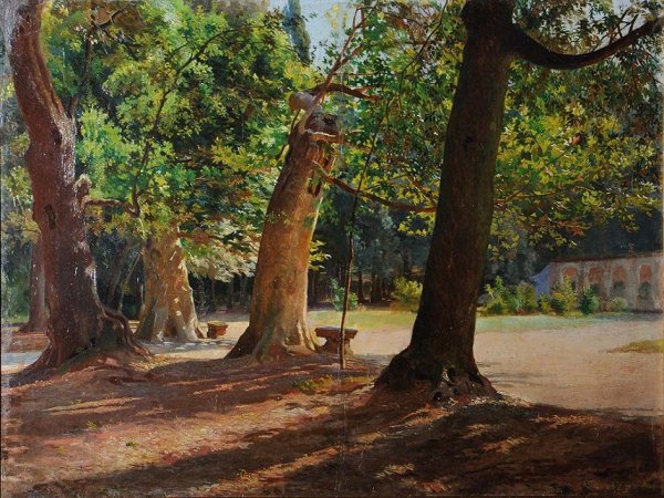 Дубы и платаны Николай ге