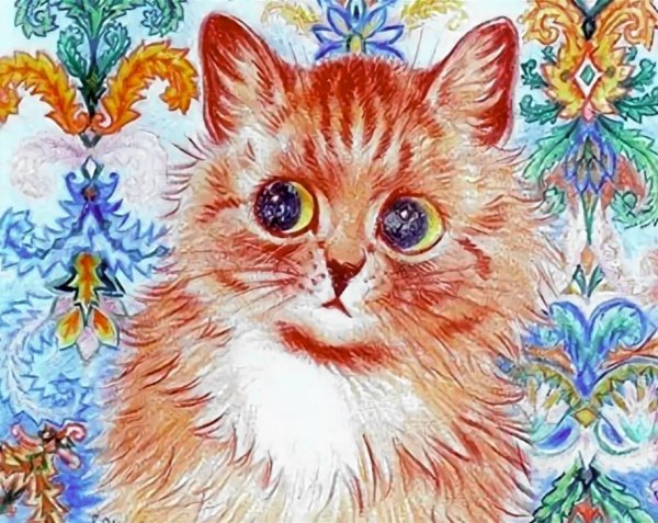 Художник Луис Уэйн шизофрения