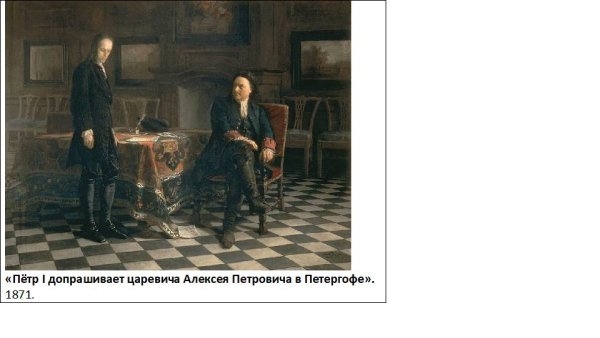 Н Н ге Петр i допрашивает царевича Алексея Петровича в Петергофе