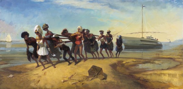 Илья Репин «бурлаки на Волге» 1870-1873 гг.