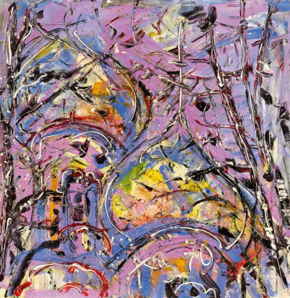 Анатолий Зверев портрет Светы