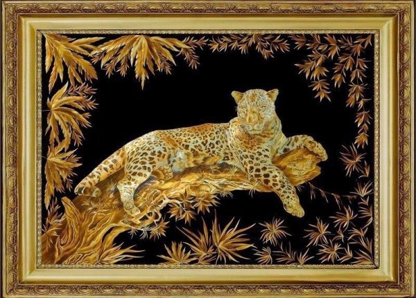 Картины из соломки Валерия Козлова