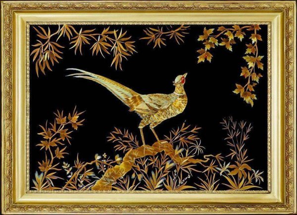 Жар птица из соломы