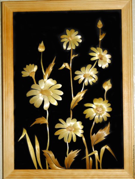 Валерий Козлов картины из соломки