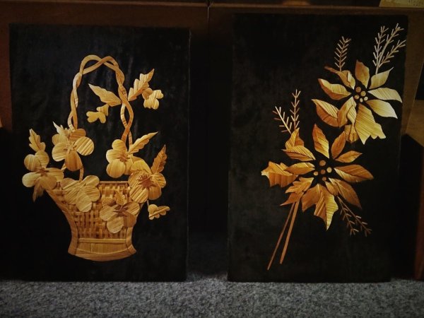 Пейзаж из соломки