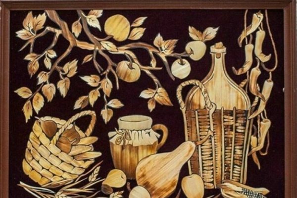 Панно из соломки