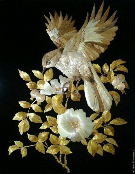 Мозаика из соломки