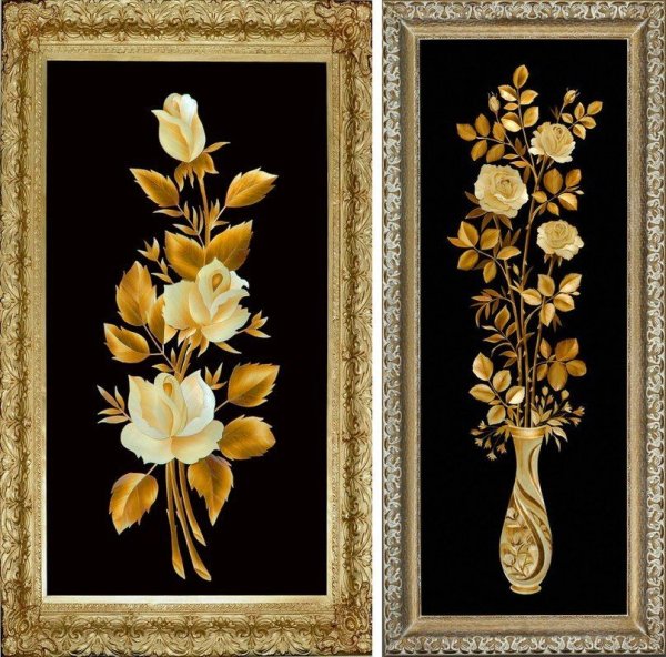 Панно из соломы