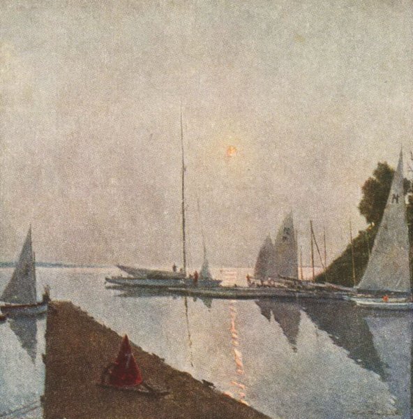 Георгий Нисский "вечер на Клязьме", 1946 г.