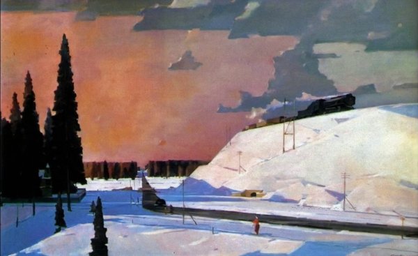 Георгий Григорьевич Нисский «над снегами» (1960)